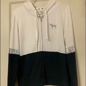 Victoria’s Secret PINK  bling sweat jacket